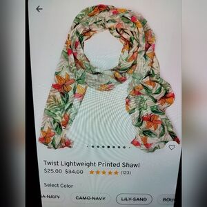 Lug Twist Scarf,  Lily Sand